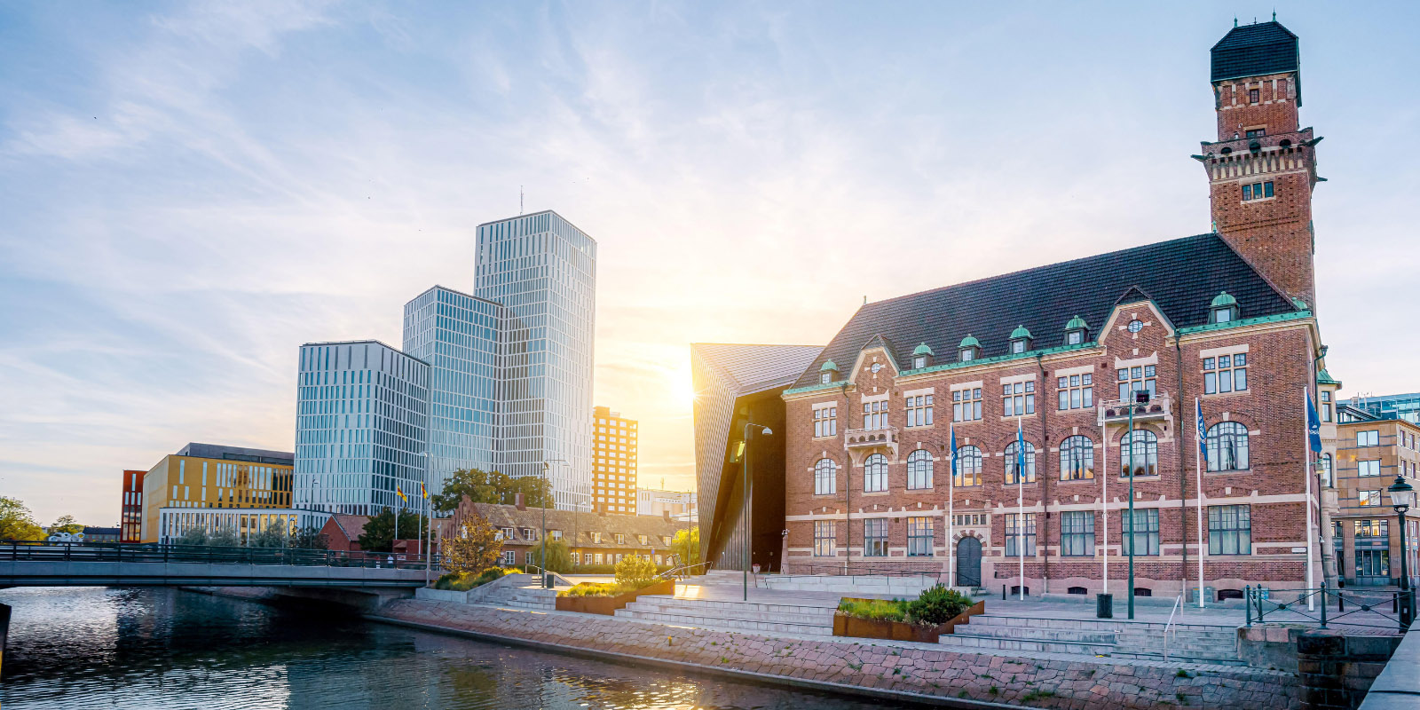 Malmö city där Heimstaden har sitt lokala kontor.