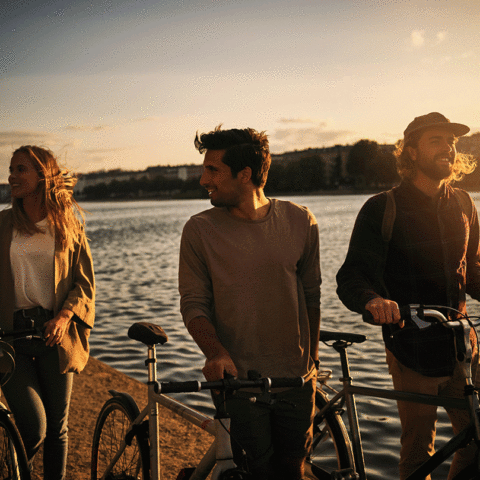 heimstaden_ungavuxna_kajpromenap_cyklar_solnedgång_norrakajen_hyresratt