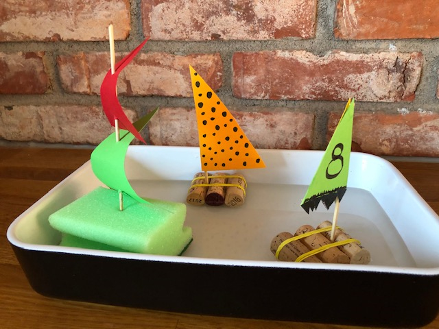 Flottar av kork och disksvamp