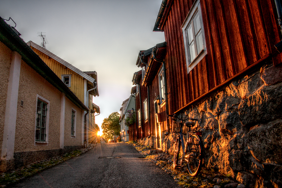 Strängnäs i kvällsken