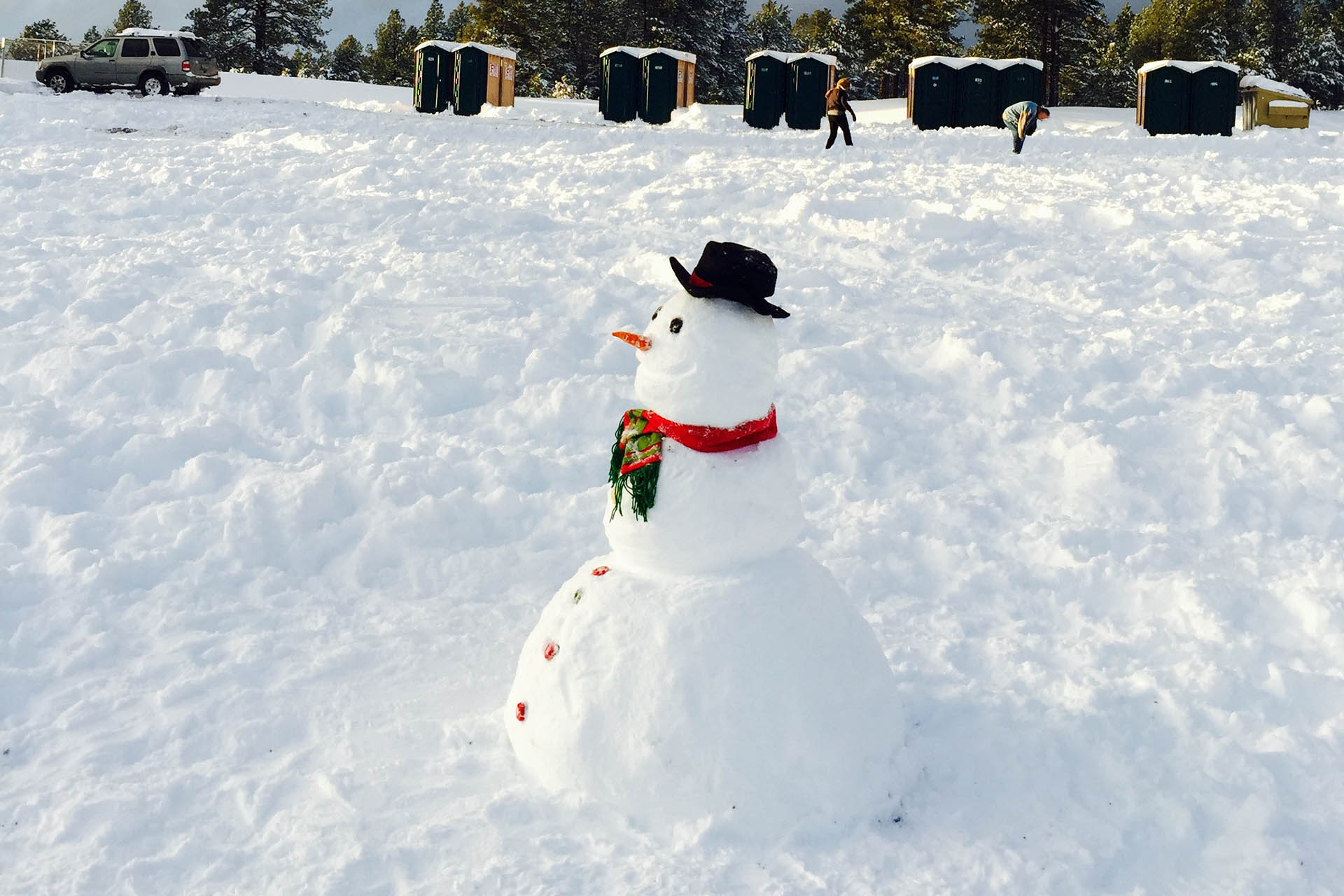 En snögubbe