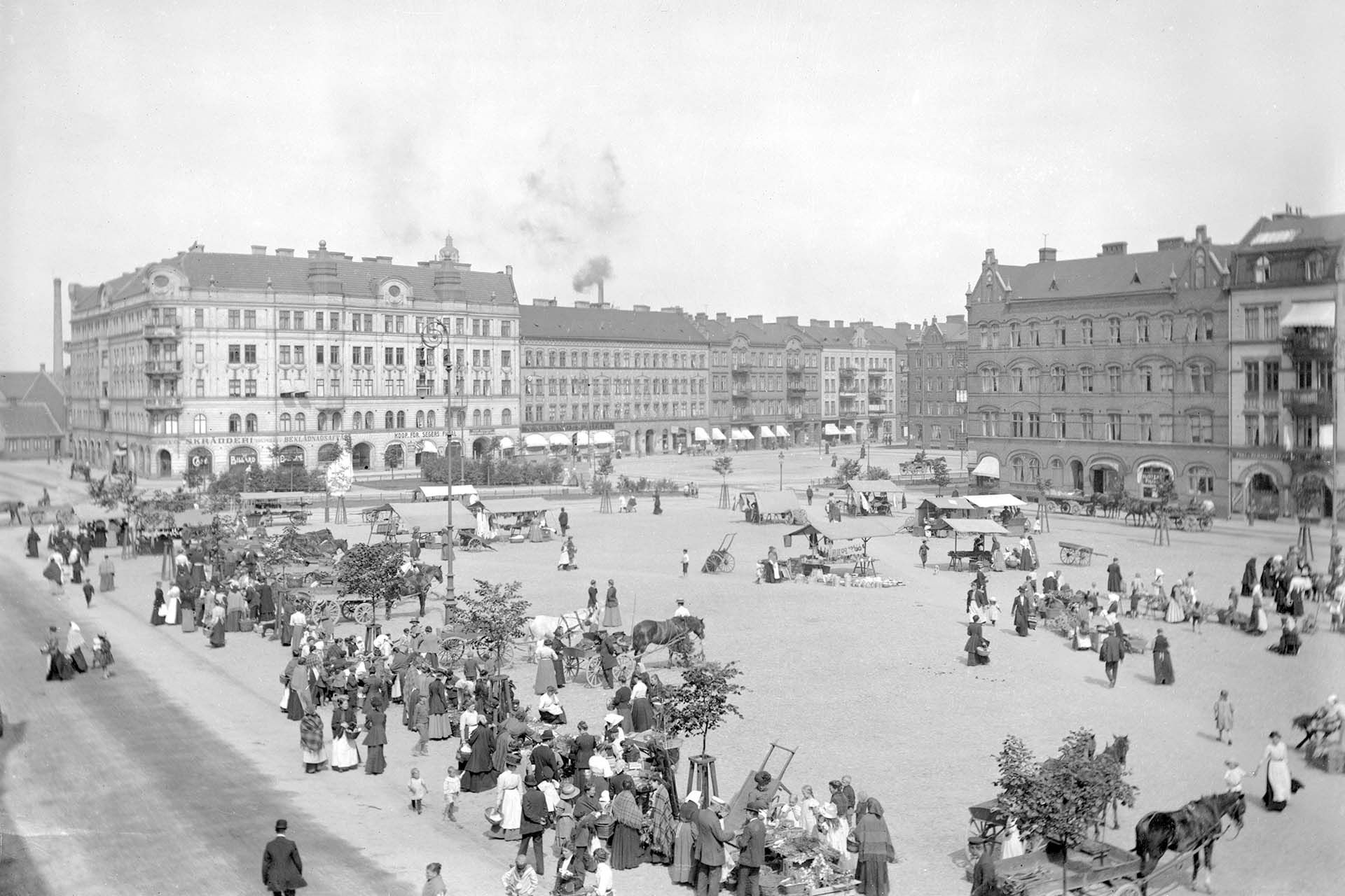 Gammal bild Möllevången Malmö