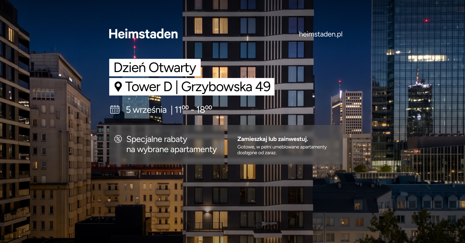 Dzień otwarty Tower D Grzybowska 49