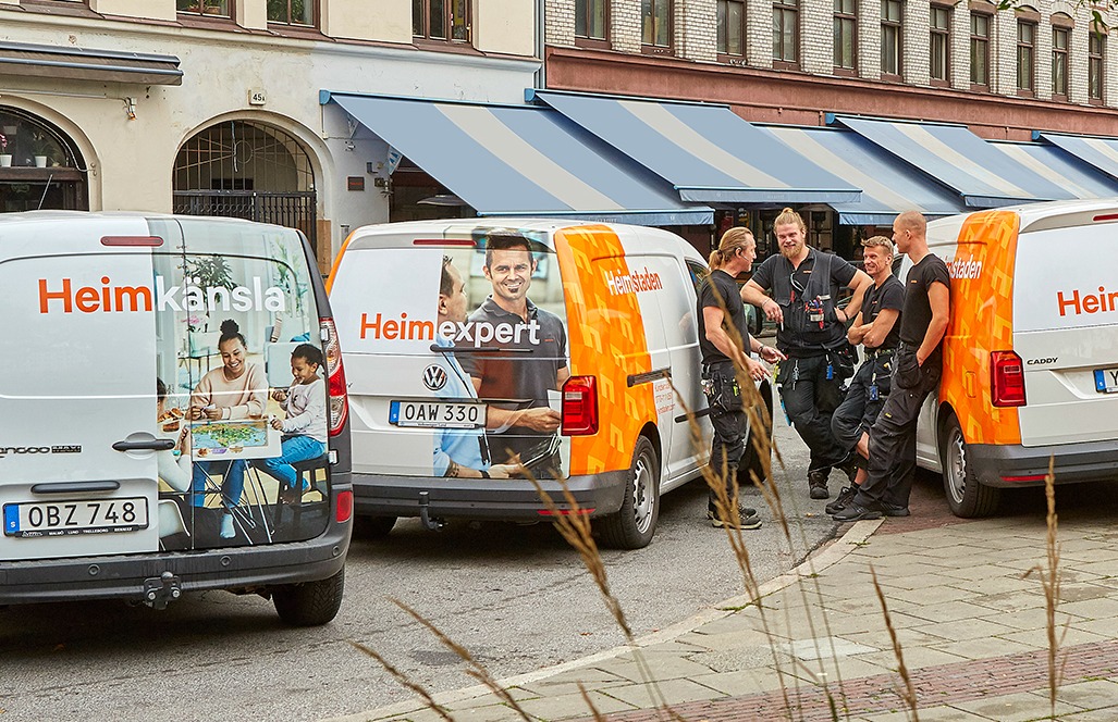 Heimstaden Wagenflotte Transporter Heimservice