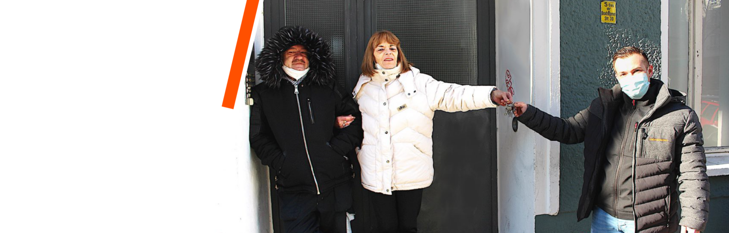 Heimstaden Banner Familie Fuchs