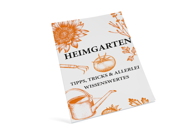Heimgarten Kräutergarten Broschüre Flyer