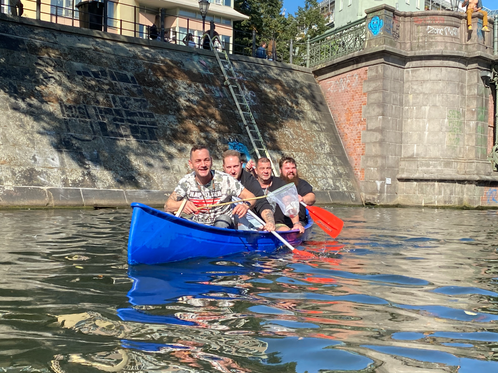 Paddelboot Team Event City Clean Up Berlin Heimstaden
