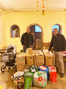 Heimstaden Mitarbeiter Spenden Ukrainische Flüchtlinge