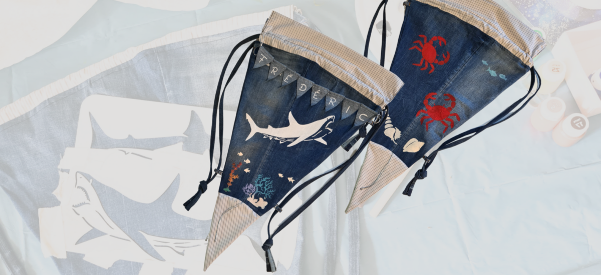 Kreative Schultuetentasche aus Stoffresten _ Blog Upcycling