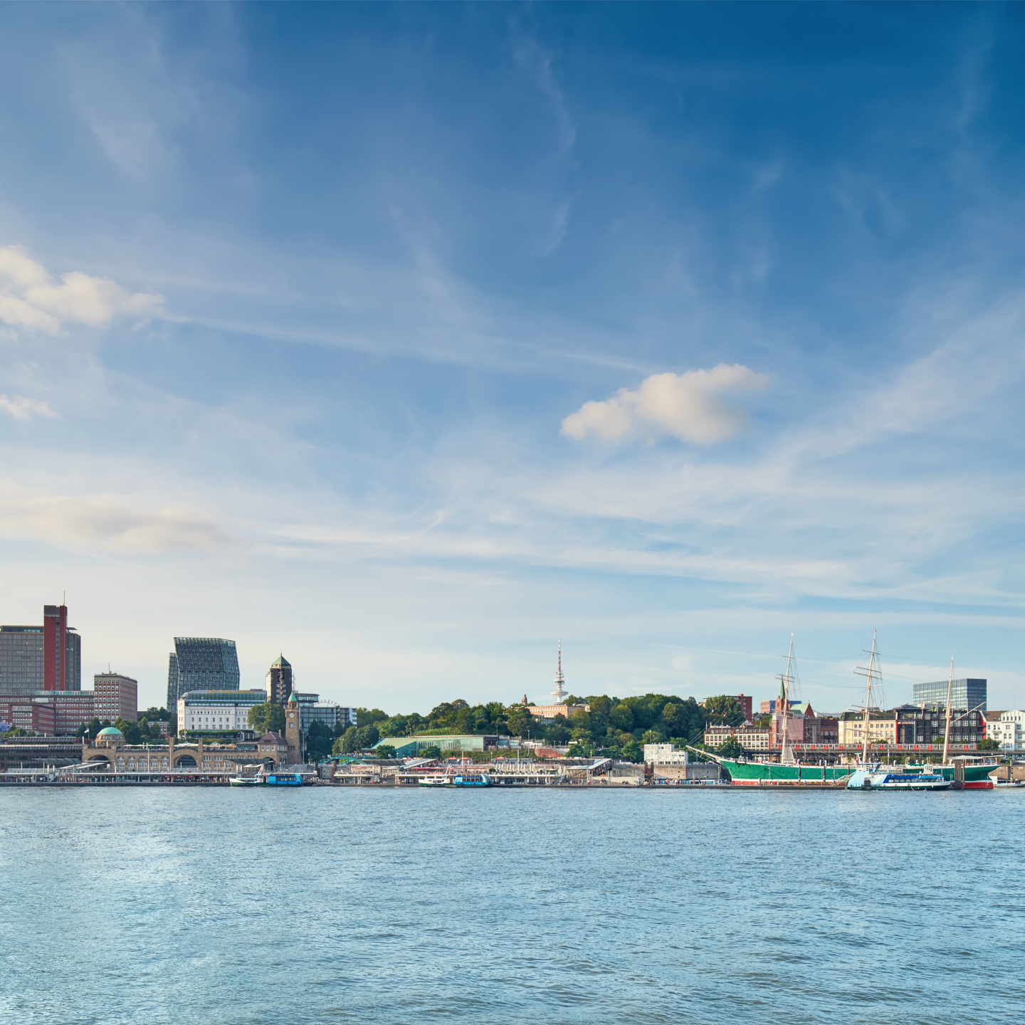 Blick auf die Binnenalster