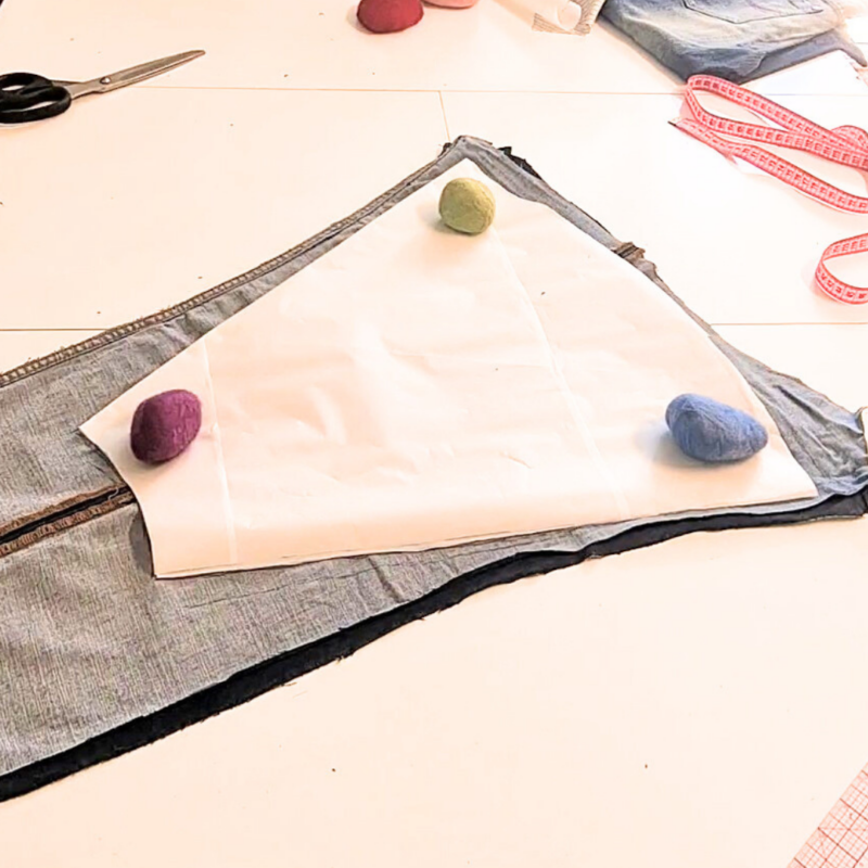 Schnittmuster für Upcycling Schultuete