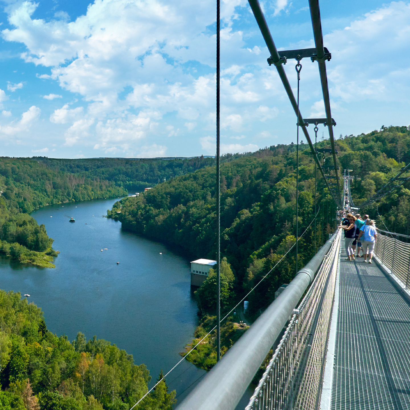 Laengste Haengebruecke Europas im Harz