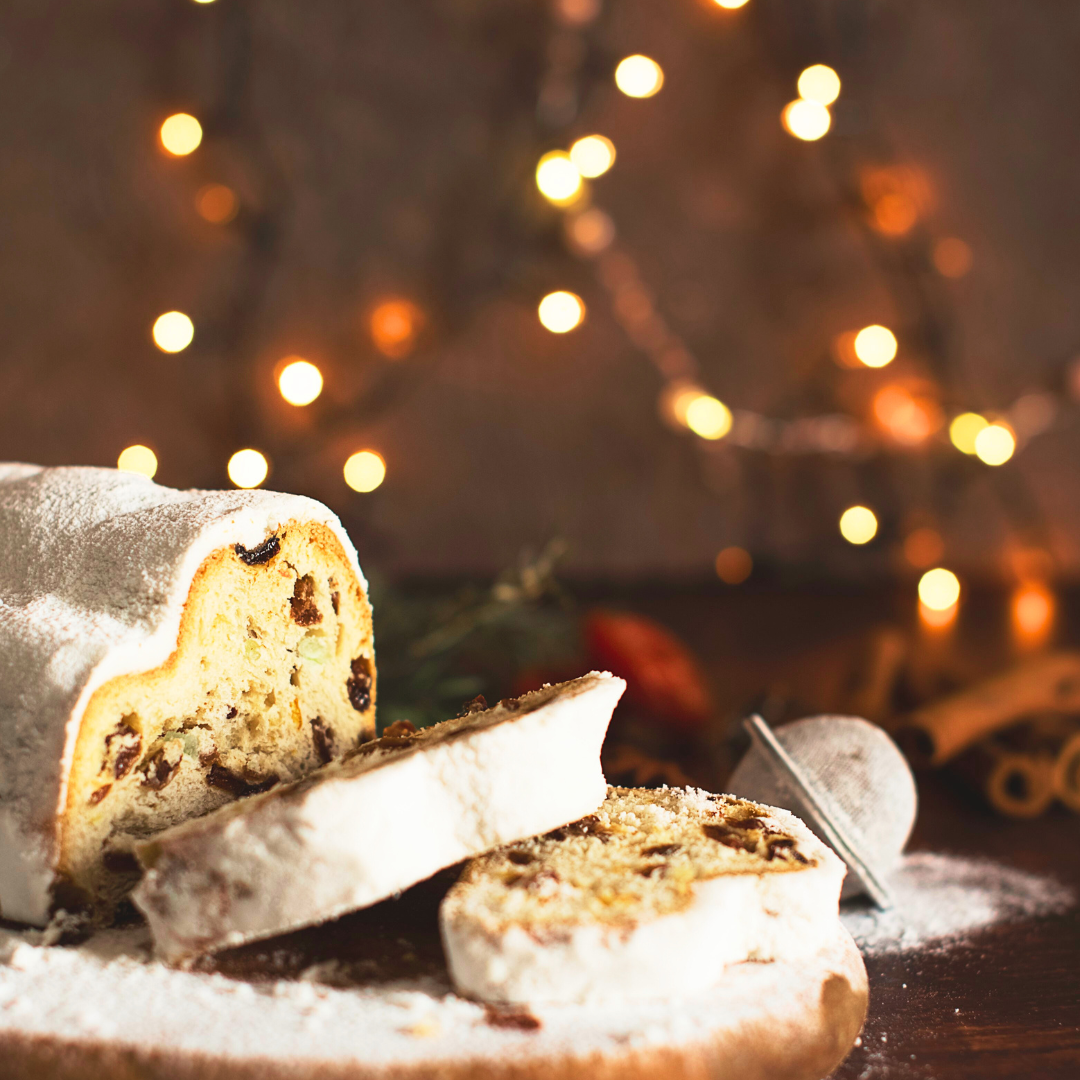 Butterstollen weihnachtliche Stimmung